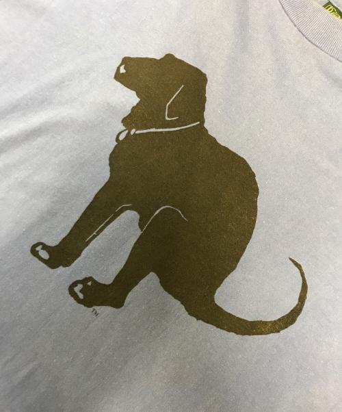 BOSTON（ボストン）BOSTON (ボストン) プリントTシャツ ブルー サイズ:XLの古着・服飾アイテム