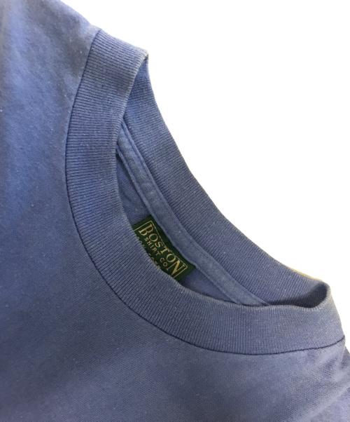 BOSTON（ボストン）BOSTON (ボストン) プリントTシャツ ブルー サイズ:XLの古着・服飾アイテム
