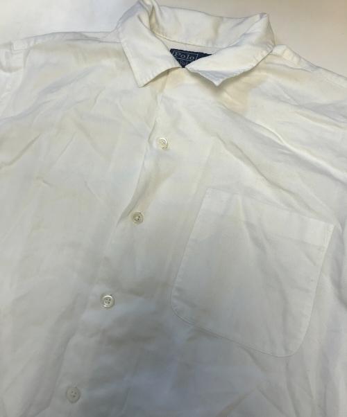 POLO RALPH LAUREN（ポロ・ラルフローレン）POLO RALPH LAUREN (ポロ・ラルフローレン) 半袖シャツ ホワイト サイズ:Mの古着・服飾アイテム