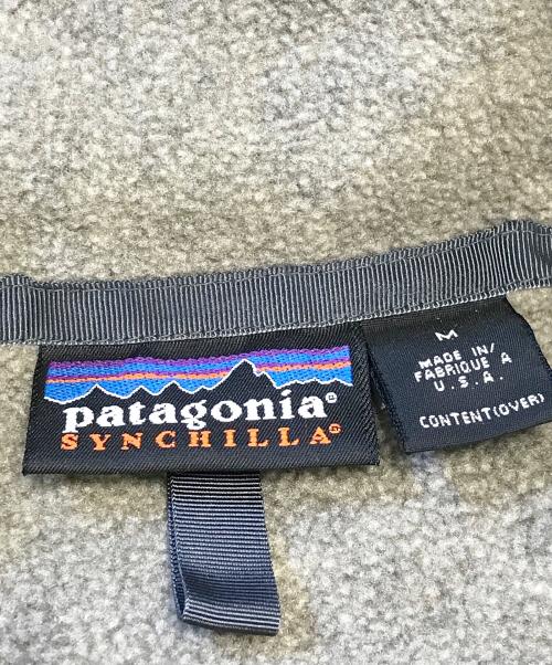 Patagonia（パタゴニア）Patagonia (パタゴニア) シンチラジャケット グレー サイズ:Mの古着・服飾アイテム