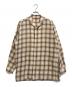 un/unbient（アン/アンビエント）の古着「Their Shirt BEIGE TARTAN」｜ブラウン