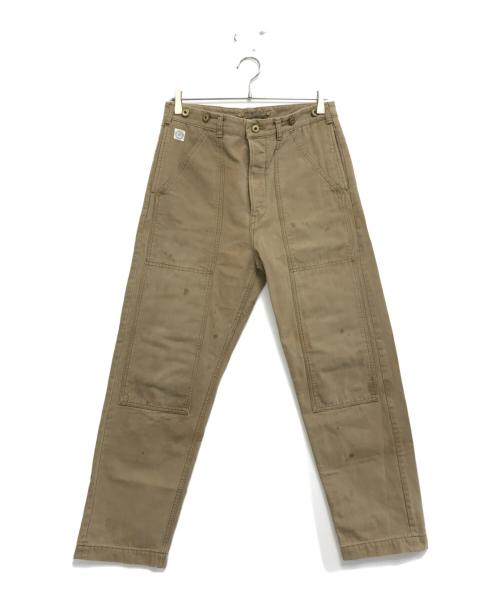 The Duffer of ST.George（ザ ダファーオブセントジョージ）The Duffer of ST.George (ザ ダファーオブセントジョージ) ダブルニー パンツ カーキ サイズ:Sの古着・服飾アイテム