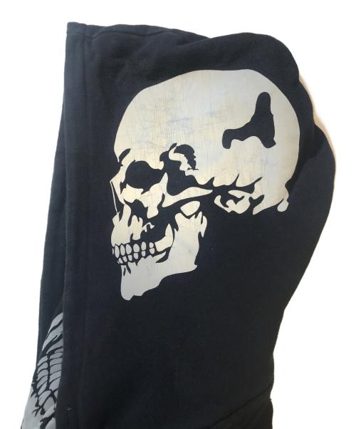 VANSON（バンソン）VANSON (バンソン) スカルボーンパーカー ブラック サイズ:Mの古着・服飾アイテム