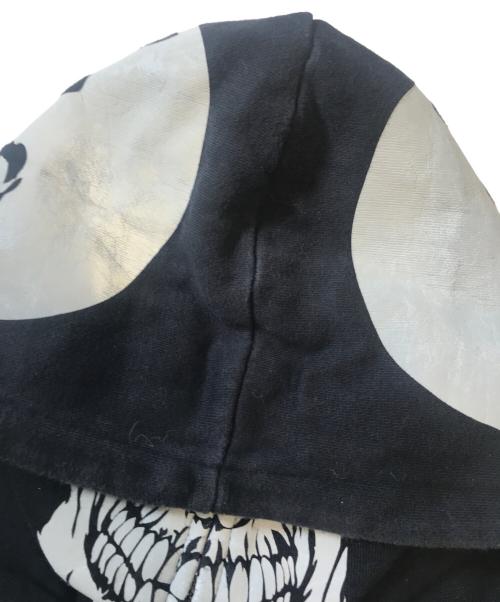 VANSON（バンソン）VANSON (バンソン) スカルボーンパーカー ブラック サイズ:Mの古着・服飾アイテム