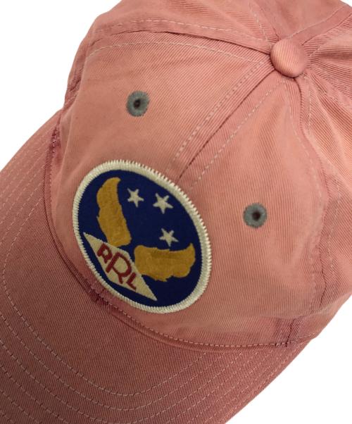 RRL（ダブルアールエル）RRL (ダブルアールエル) ウイングロゴボールキャップ レッド サイズ:表記なしの古着・服飾アイテム