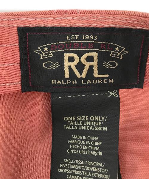 RRL（ダブルアールエル）RRL (ダブルアールエル) ウイングロゴボールキャップ レッド サイズ:表記なしの古着・服飾アイテム