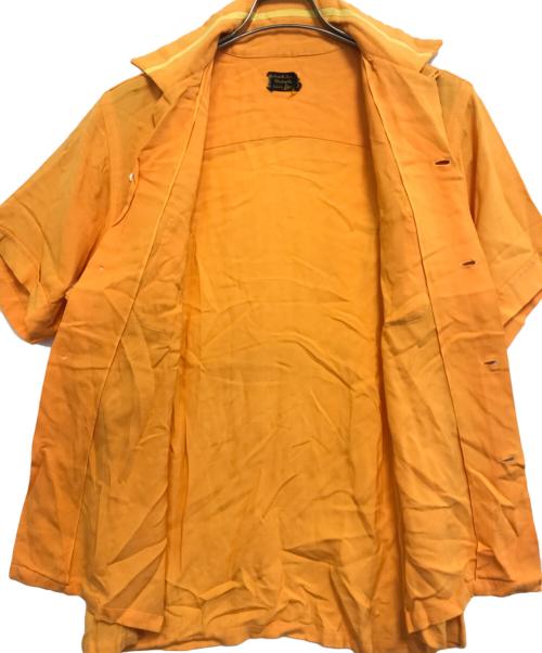 Stumpfs（シュトゥンプ）Stumpfs (シュトゥンプ) 半袖レーヨンシャツ オレンジ サイズ:不明の古着・服飾アイテム