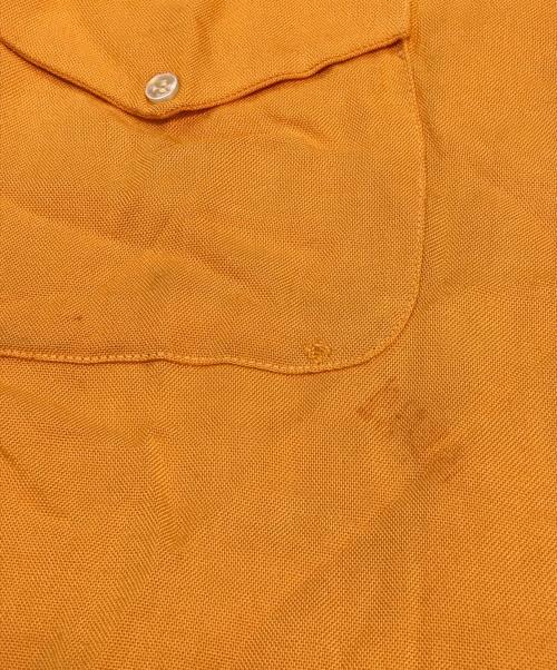 Stumpfs（シュトゥンプ）Stumpfs (シュトゥンプ) 半袖レーヨンシャツ オレンジ サイズ:不明の古着・服飾アイテム