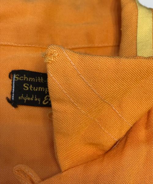 Stumpfs（シュトゥンプ）Stumpfs (シュトゥンプ) 半袖レーヨンシャツ オレンジ サイズ:不明の古着・服飾アイテム