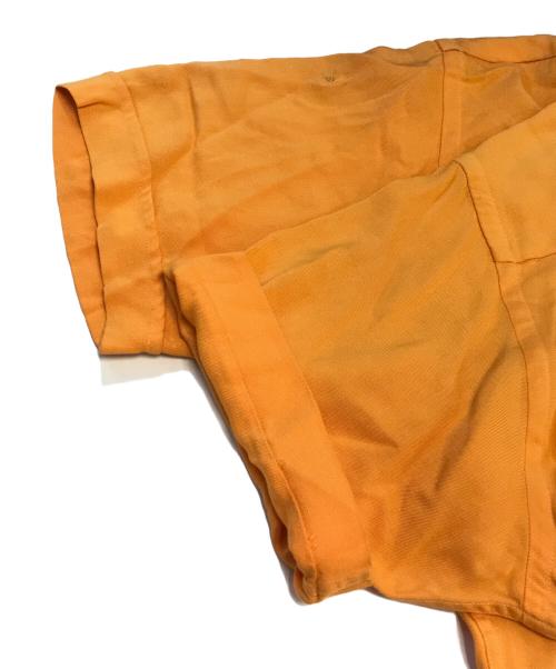 Stumpfs（シュトゥンプ）Stumpfs (シュトゥンプ) 半袖レーヨンシャツ オレンジ サイズ:不明の古着・服飾アイテム