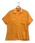 Stumpfs（シュトゥンプ）の古着「半袖レーヨンシャツ」｜オレンジ