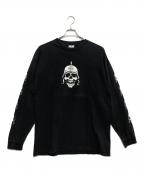 WEST COAST CHOPPERSウエストコーストチョッパーズ）の古着「袖プリント長袖Tシャツ」｜ブラック