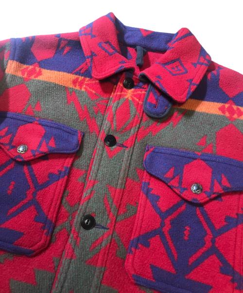 POLO RALPH LAUREN（ポロ・ラルフローレン）POLO RALPH LAUREN (ポロ・ラルフローレン) ネイティブ柄ウールジャケット マルチカラー サイズ:Lの古着・服飾アイテム