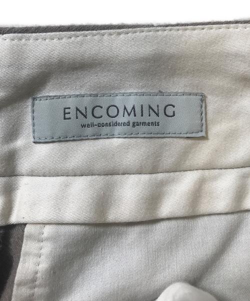 ENCOMING（インカミング）ENCOMING (インカミング) タックパンツ ベージュ サイズ:Mの古着・服飾アイテム