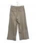 ENCOMING (インカミング) タックパンツ ベージュ サイズ:M：9000円