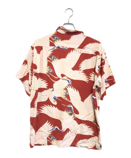 Sun Surf（サンサーフ）Sun Surf (サンサーフ) アロハシャツ レッド サイズ:表記なしの古着・服飾アイテム