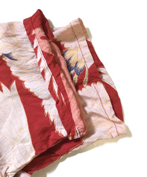 Sun Surf（サンサーフ）Sun Surf (サンサーフ) アロハシャツ レッド サイズ:表記なしの古着・服飾アイテム