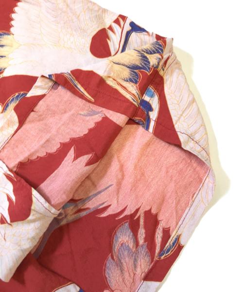 Sun Surf（サンサーフ）Sun Surf (サンサーフ) アロハシャツ レッド サイズ:表記なしの古着・服飾アイテム