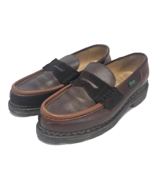 PARABOOT（パラブーツ）PARABOOT (パラブーツ) ORSAY ローファー ブラウン サイズ:SIZE5の古着・服飾アイテム