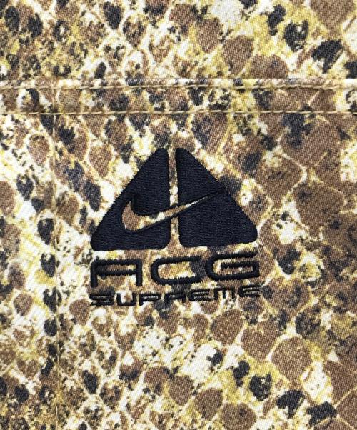 SUPREME（シュプリーム）SUPREME (シュプリーム) NIKE ACG (ナイキエージーシー) Denim Gold Snakeskin イエロー サイズ:Lの古着・服飾アイテム