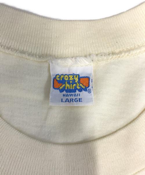 crazy shirts（クレイジーシャツ）crazy shirts (クレイジーシャツ) プリントTシャツ イエロー サイズ:Lの古着・服飾アイテム