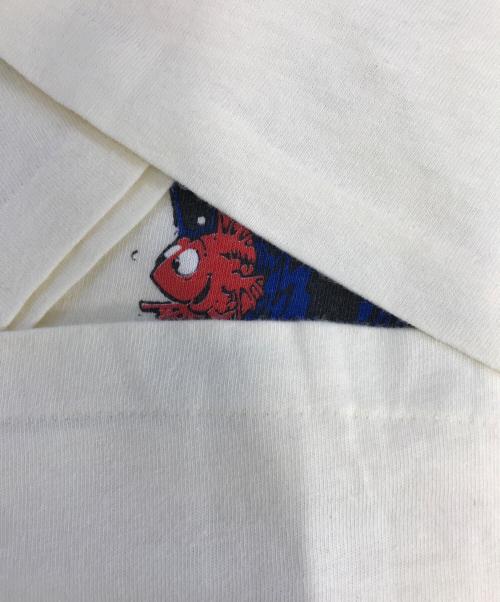 crazy shirts（クレイジーシャツ）crazy shirts (クレイジーシャツ) プリントTシャツ イエロー サイズ:Lの古着・服飾アイテム