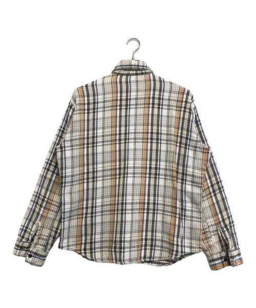 FIVE BROTHER（ファイブブラザー）FIVE BROTHER (ファイブブラザー) チェックネルシャツ ベージュ サイズ:Lの古着・服飾アイテム