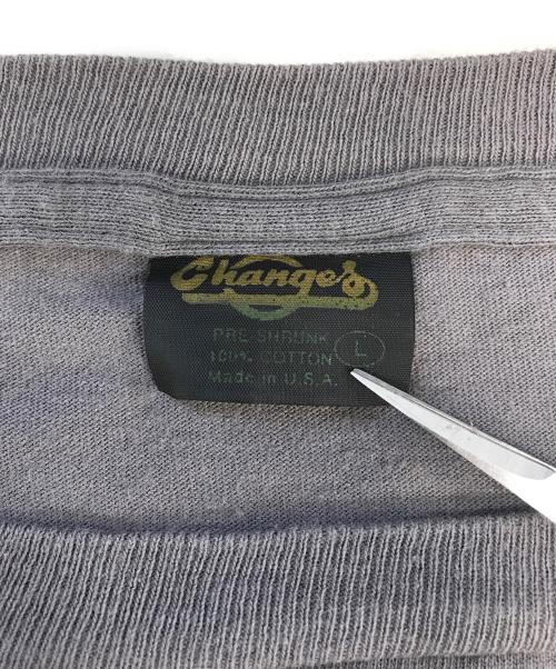 キャラクターTシャツ（キャラクターTシャツ）キャラクターTシャツ (キャラクターTシャツ) 90s Felix the Cat(フィリックス・ザ・キャット)キャラクターTシャツ グレー サイズ:Lの古着・服飾アイテム