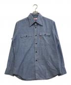 LEVI'Sリーバイス）の古着「シャンブレーシャツ」｜インディゴ