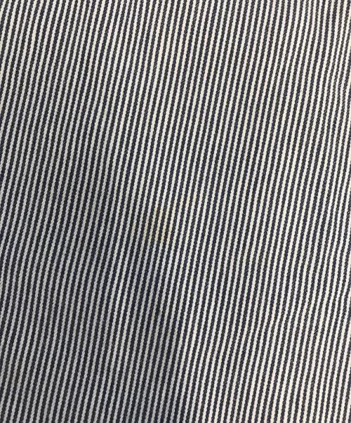 BEN DAVIS（ベンデイビス）BEN DAVIS (ベンデイビス) ヒッコリーハーフジップワークシャツ ブルー サイズ:Lの古着・服飾アイテム