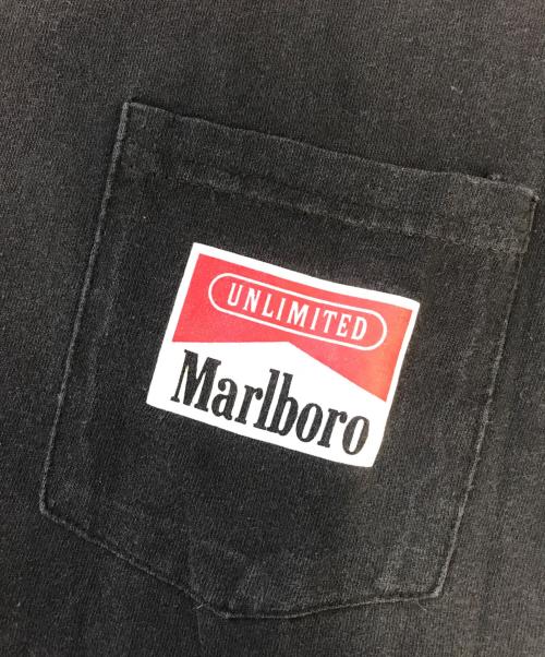marlboro（マルボロ）marlboro (マルボロ) プリントTシャツ ブラック サイズ:XLの古着・服飾アイテム