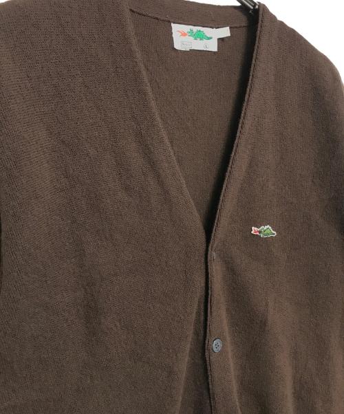 Sears（シアーズ）Sears (シアーズ) アクリルカーディガン ブラウン サイズ:L-TALLの古着・服飾アイテム