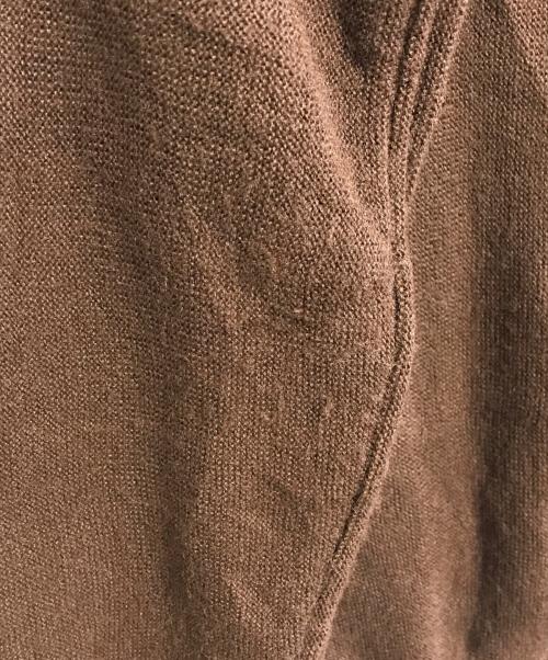 Sears（シアーズ）Sears (シアーズ) アクリルカーディガン ブラウン サイズ:L-TALLの古着・服飾アイテム