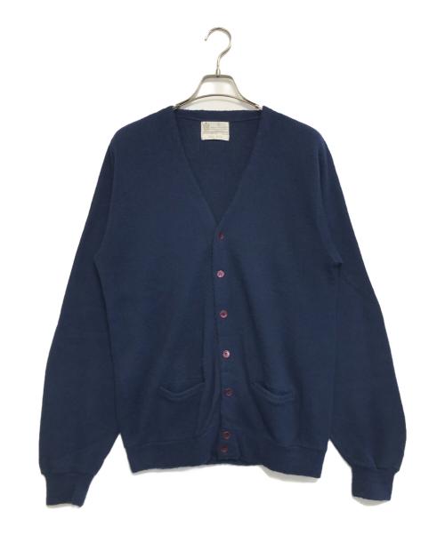 Sears（シアーズ）Sears (シアーズ) アクリルカーディガン ネイビー サイズ:TALLの古着・服飾アイテム