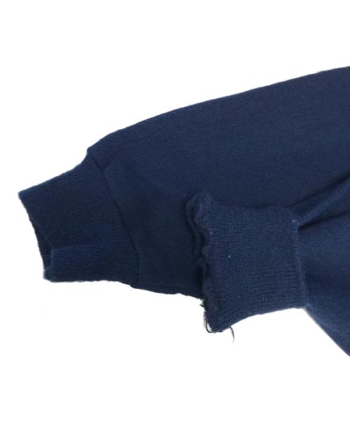 Sears（シアーズ）Sears (シアーズ) アクリルカーディガン ネイビー サイズ:TALLの古着・服飾アイテム