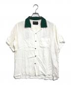 KING LOUIEキングルイ）の古着「半袖レーヨンボーリングシャツ」｜ホワイト