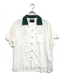 KING LOUIE（キングルイ）の古着「半袖レーヨンボーリングシャツ」｜ホワイト