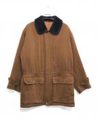 KENZOケンゾー）の古着「襟ボアコート」｜ブラウン