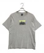 stussyステューシー）の古着「プリントTシャツ」｜グレー