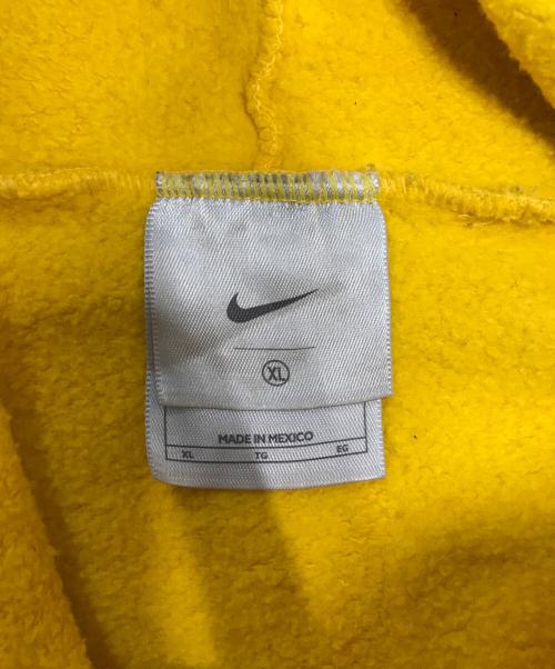 NIKE（ナイキ）NIKE (ナイキ) センタースウォッシュパーカー イエロー サイズ:XLの古着・服飾アイテム