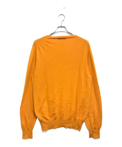 Yves Saint Laurent（イヴサンローラン）Yves Saint Laurent (イヴサンローラン) カシミヤニット オレンジ サイズ:Ⅼの古着・服飾アイテム