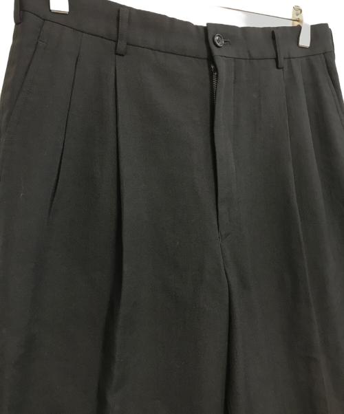 COMME des GARCONS HOMME（コムデギャルソン オム）COMME des GARCONS HOMME (コムデギャルソン オム) 2タックスラックス ブラック サイズ:Ｌの古着・服飾アイテム
