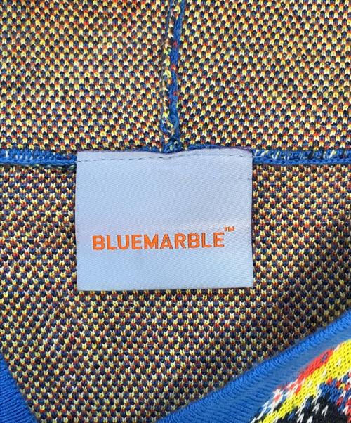BLUEMARBLE（ブルーマーブル）BLUEMARBLE (ブルーマーブル) patterned jacquard zip-up hoodie マルチカラー サイズ:Ｍの古着・服飾アイテム