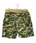 A BATHING APE (ア ベイシング エイプ) Camo Shark Sweat Shorts カーキ サイズ:2XL：12000円