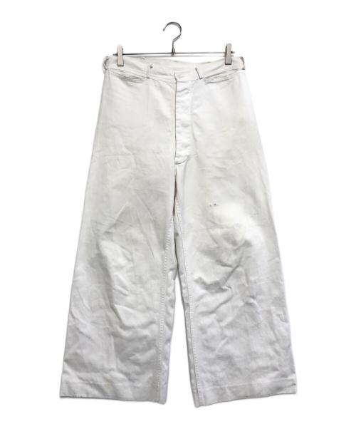 VINTAGE MILITARY（ヴィンテージ ミリタリー）VINTAGE MILITARY (ヴィンテージ ミリタリー) U'S NAVY セーラーパンツ ホワイト サイズ:不明の古着・服飾アイテム