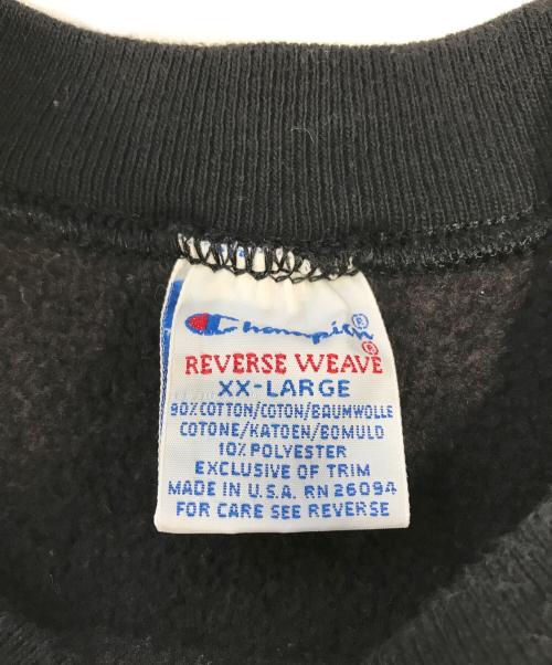 Champion（チャンピオン）Champion (チャンピオン) 半袖リバースウィーブスウェット ブラック サイズ:XX-LARGEの古着・服飾アイテム