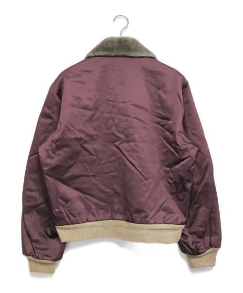 HERCULES（ヘラクレス）HERCULES (ヘラクレス) 襟ボアジャケット ボルドー サイズ:表記なしの古着・服飾アイテム