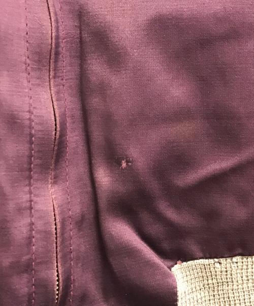 HERCULES（ヘラクレス）HERCULES (ヘラクレス) 襟ボアジャケット ボルドー サイズ:表記なしの古着・服飾アイテム