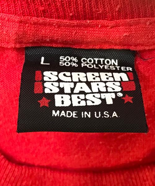 SCREEN STARS BEST（スクリーンズスターズベスト）SCREEN STARS BEST (スクリーンズスターズベスト) プリントTシャツ レッド サイズ:Lの古着・服飾アイテム