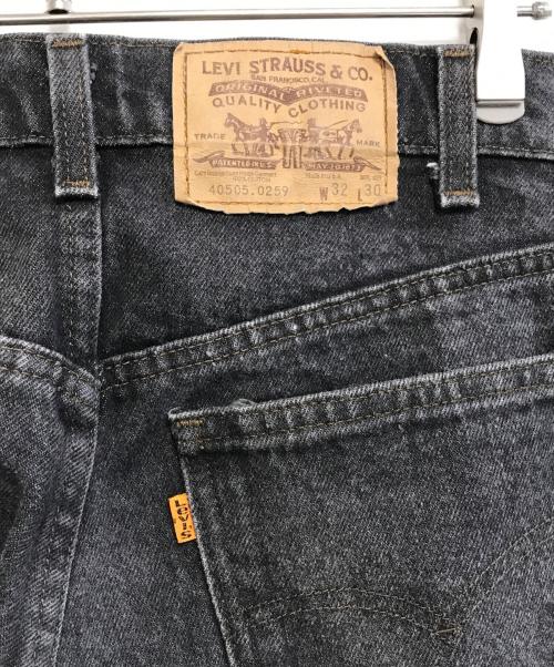LEVI'S（リーバイス）LEVI'S (リーバイス) 先染め 505ブラックデニム ブラック サイズ:W32 L30の古着・服飾アイテム
